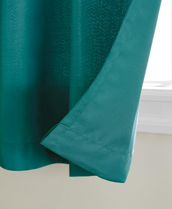 Pinch Pleated Extra Wide Blackout Door Drapes Decorative Thermal Privacy Coverings - Image 2