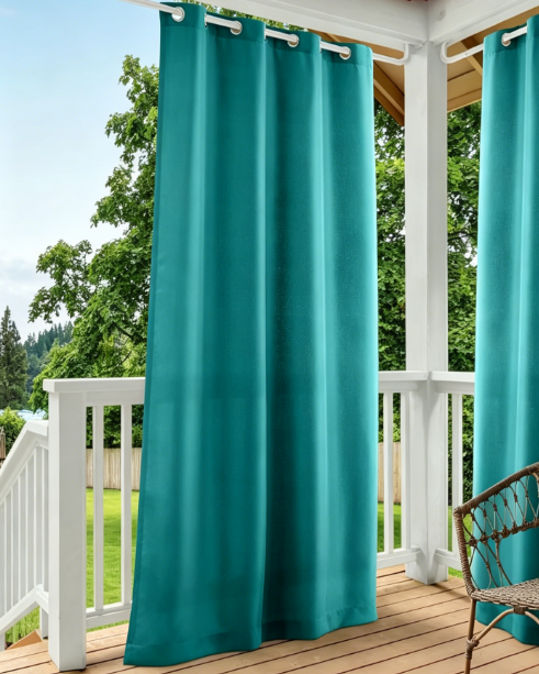 Pinch Pleated Extra Wide Blackout Door Drapes Decorative Thermal Privacy Coverings