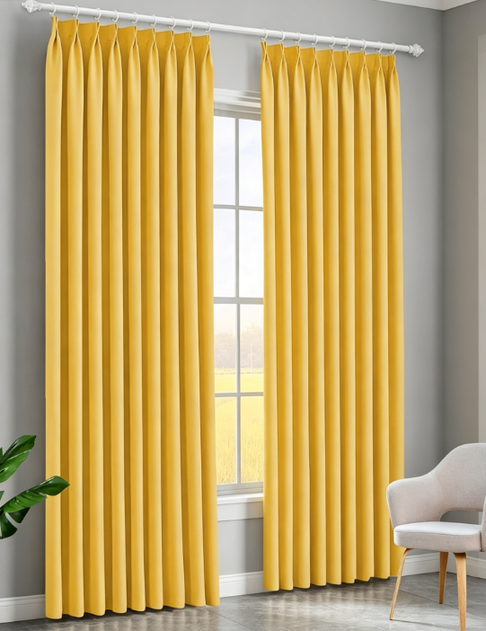 Velvet Door Drapes Thermal Insulated Room Darkening Privacy Panels for Large Doors