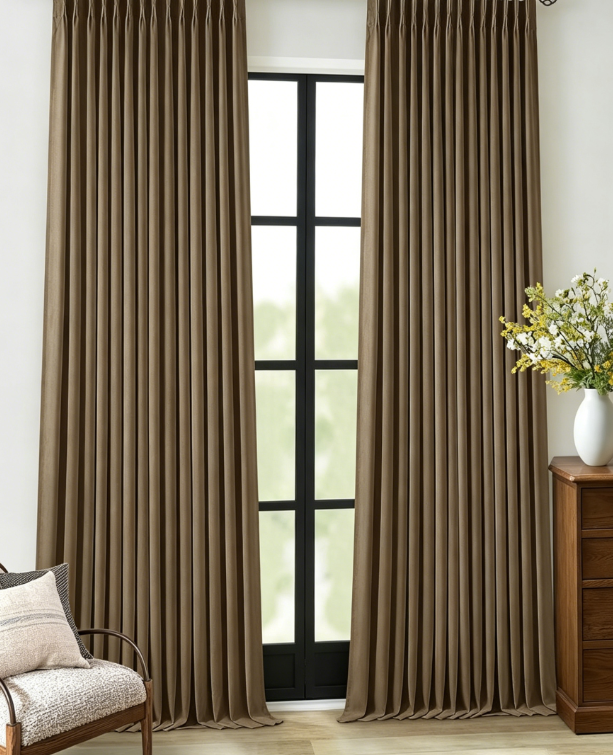 Wide Velvet Door Valance Decorative Waterfall Style Covering for Sliding Doors