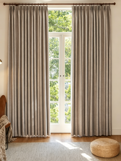 Velvet Door Drapes Room Darkening Long Privacy Panels for Sliding Glass Doors
