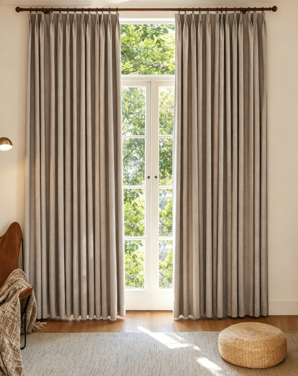Velvet Door Drapes Room Darkening Long Privacy Panels for Sliding Glass Doors