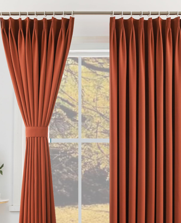 Velvet Patio Door Drapes Soundproof Light Blocking Privacy Panels for Living Room - Image 2