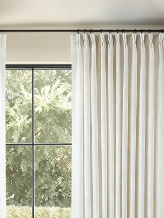 Soft Velvet Pinch Pleat Thermal Insulated Door Drapes Heavyweight Privacy Coverings - Image 2